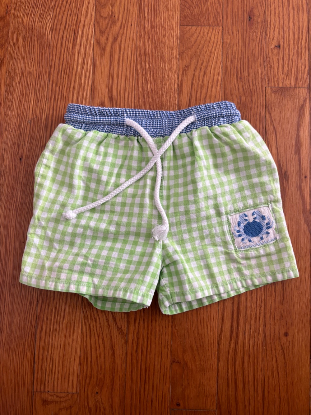 Silly Goose Smocked swim trunks